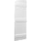 Ekena Millwork Americraft 5-Board (3 Batten) Wood Joined Board-n-Batten Shutters w/Ellipt Top, ARW401BE518X77WHH, PR ARW401BE518X77WHH - alternate 9